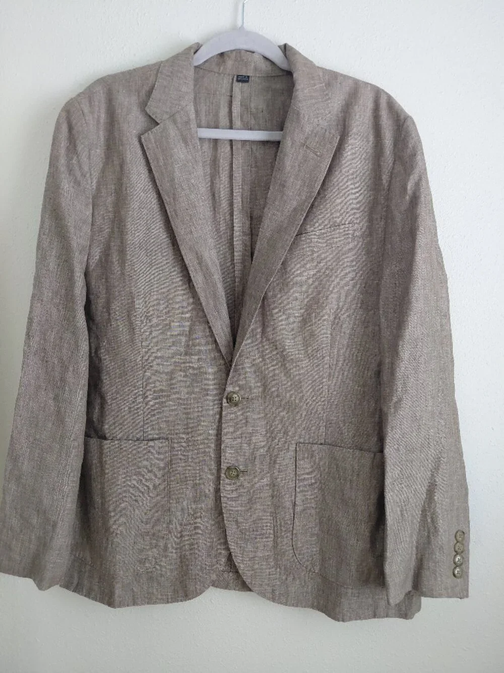 J Crew Ludlow Linen Jacket Blazer Old Money Quiet Luxury 40S Mens